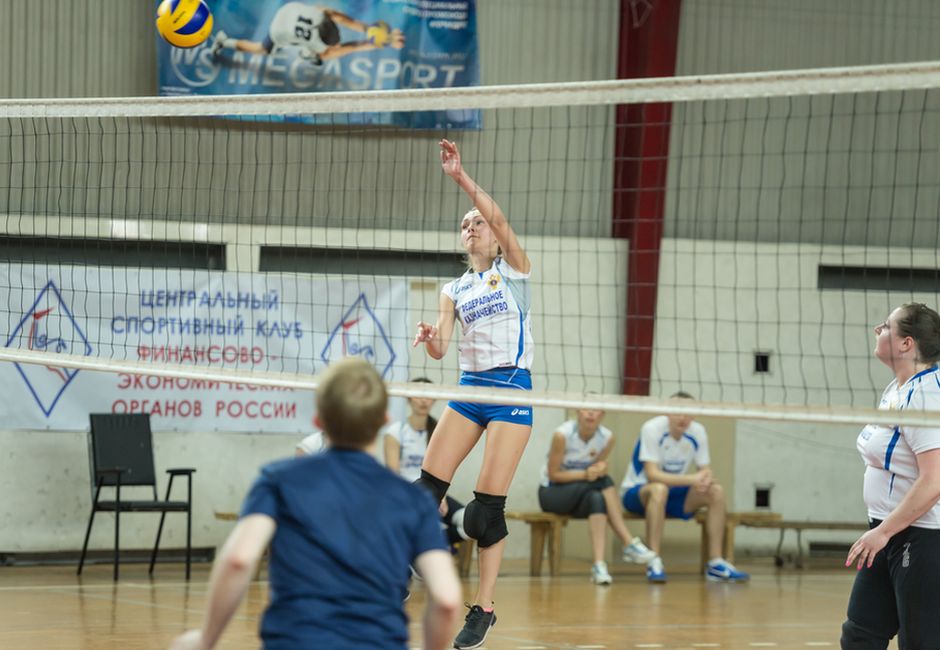Москва. Соревнования по волейболу