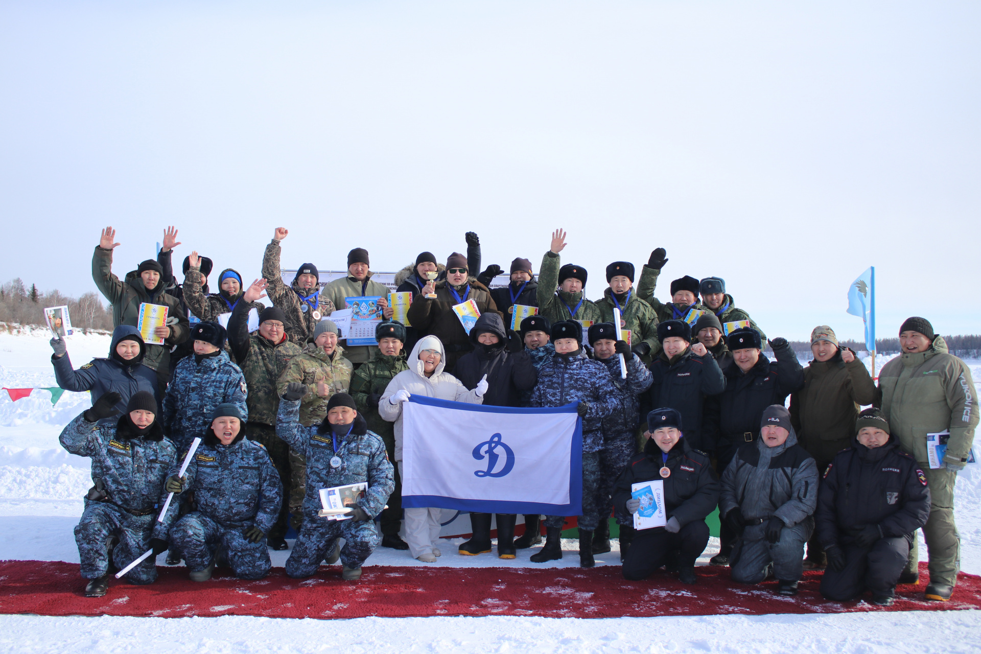 Республика Саха (Якутия). В Нюрбе прошли динамовские соревнования по  стрельбе из пистолета Макарова и охотничьего карабина