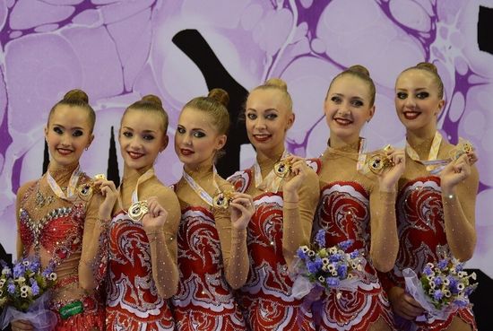 Спортсменки московского «Динамо» завоевали золото чемпионата мира по художественной гимнастике в составе команды