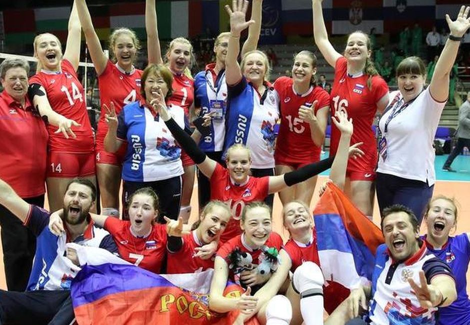 Российские волейболистки выиграли чемпионат Европы U17