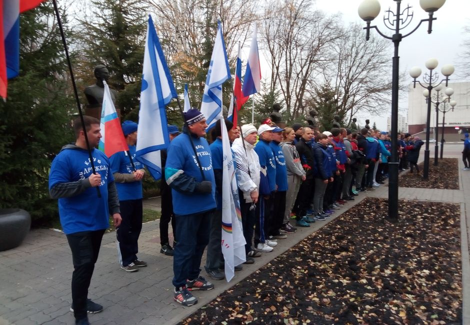 Белгородские динамовцы приняли участие в легкоатлетическом пробеге ко Дню сотрудника органов внутренних дел
