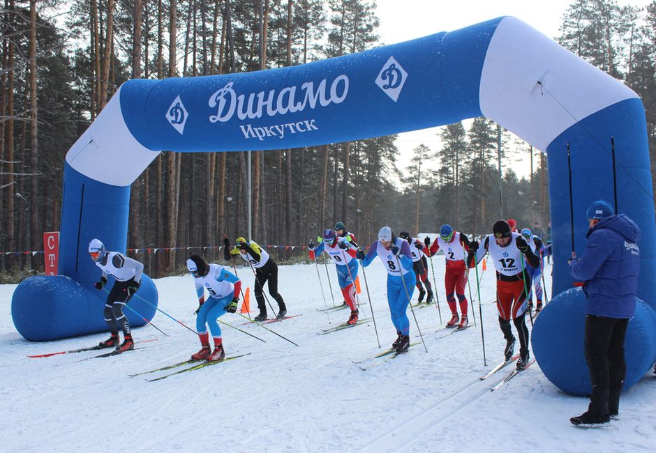 Иркутск. Соревнования по лыжным гонкам «Динамовская десятка»
