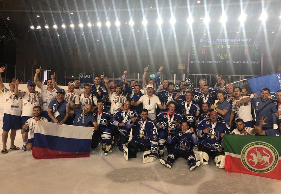 Хоккеисты Татарстана стали чемпионами Всемирных игр полицейских и пожарных