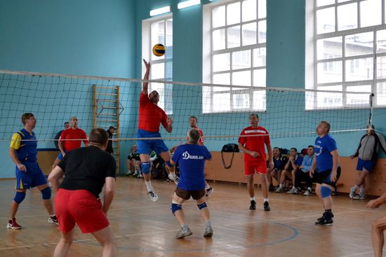 Белгородская область. Соревнования по волейболу среди ветеранов