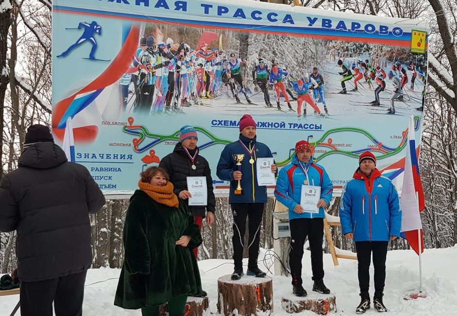 Динамовские лыжники стали призерами соревнований по лыжным гонкам «Рождество в Уварово-2019»