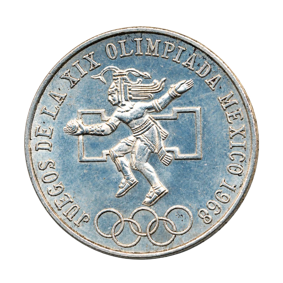 Памятная медаль Льва Яшина XIX Олимпийские игры в Мехико 1968 г.