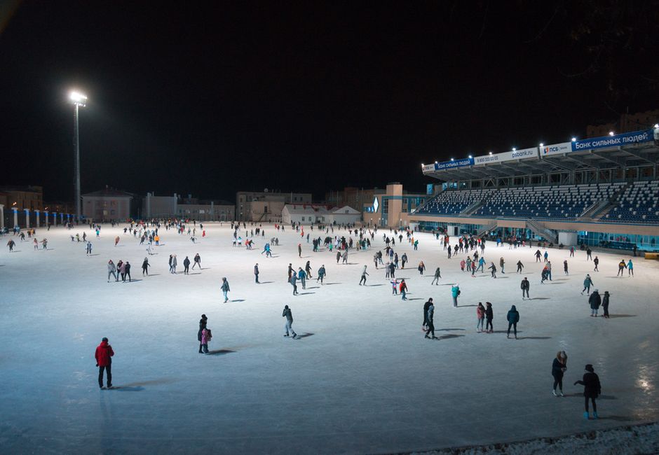 В Ижевске открылся ледовый каток на стадионе «Динамо»