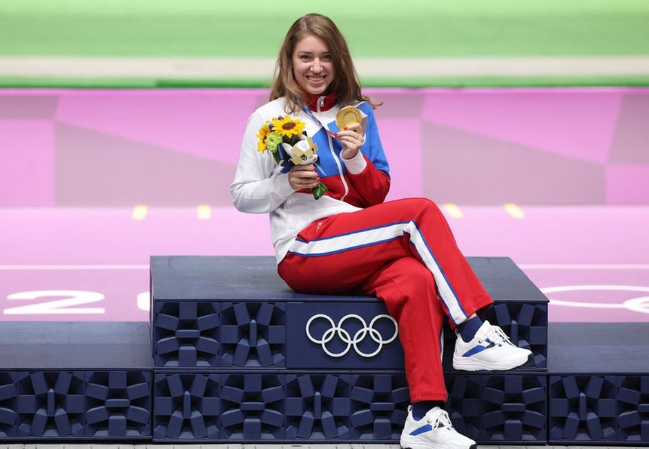 Виталина Бацарашкина завоевала золотую медаль в стрельбе из пистолета с 25 метров