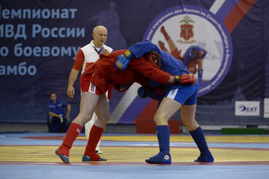 В Санкт-Петербурге проходит чемпионат МВД России по боевому самбо