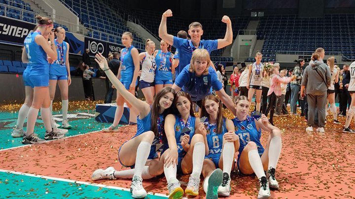 Краснодарское «Динамо» завоевало серебро Молодежной лиги по волейболу