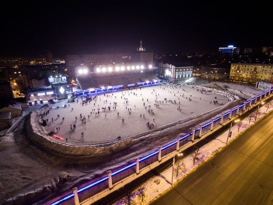 В новогодние праздники ледовый каток «Динамо» в Ижевске посетили более шести тысяч человек