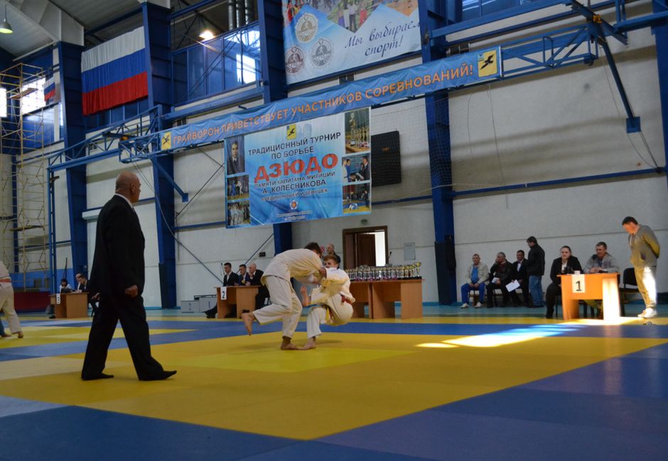 В Грайвороне проходит традиционный турнир по дзюдо памяти Александра Колесникова