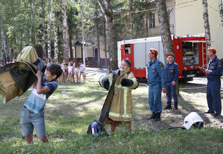 Татарстан. День безопасности на детской базе отдыха «Солнечный»