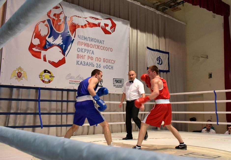 В Казани стартовал первый чемпионат Приволжского округа Росгвардии по боксу
