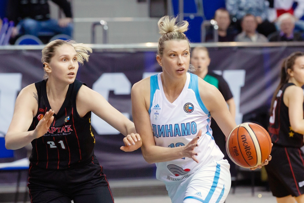 Женский баскетбольный клуб «Динамо» (Курск) завершил регулярный этап Премьер-лиги на втором месте