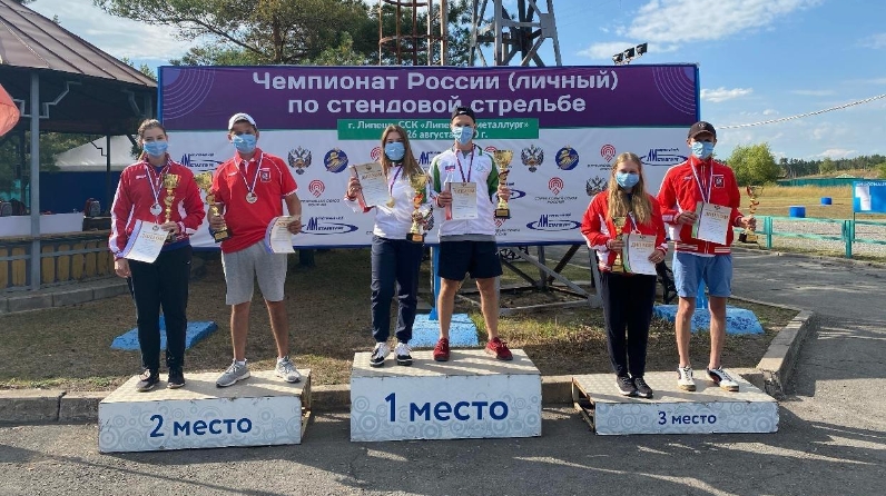 Татарстанцы заработали золотые медали в миксте чемпионата России по стендовой стрельбе
