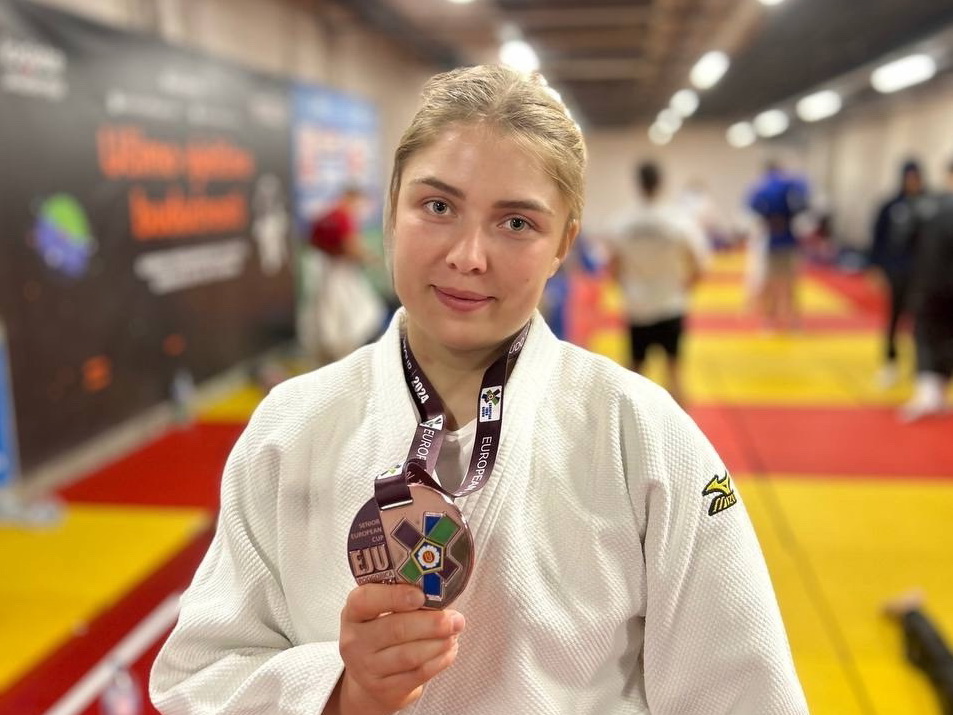 Динамовка из Татарстана Ксения Задворнова – призер Кубка Европы по дзюдо