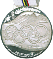 XVI Зимние Олимпийские игры - Серебряная медаль