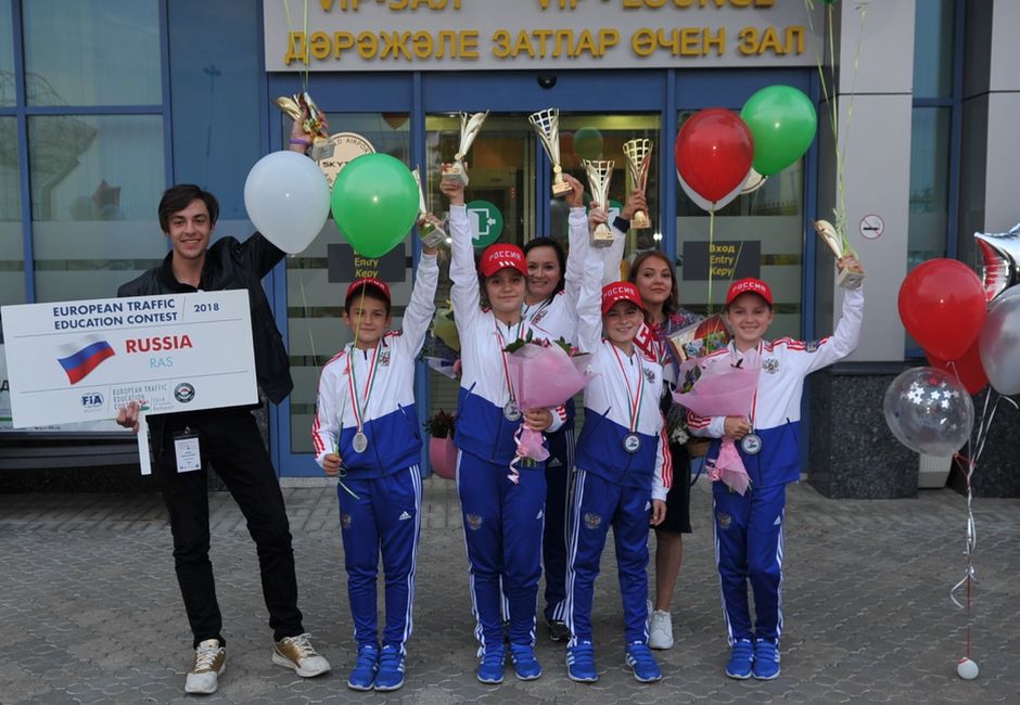 Юные инспекторы движения из Татарстана завоевали серебряные медали европейского конкурса