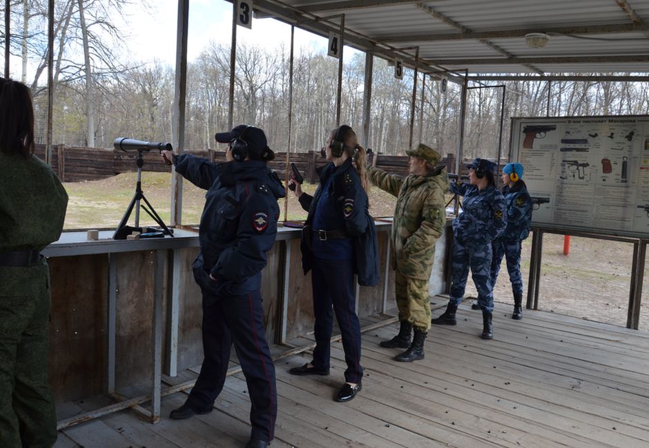 Тамбовская область. Соревнования по стрельбе из пистолета Макарова