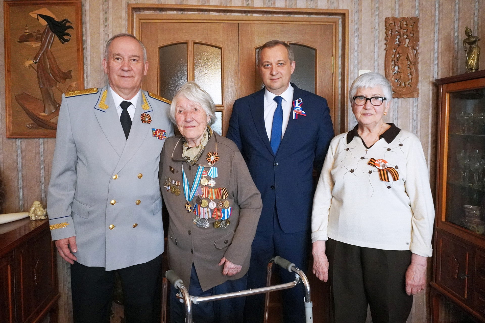 Руководство Общества «Динамо» поздравило ветеранов Великой Отечественной  войны с 79-й годовщиной Великой Победы