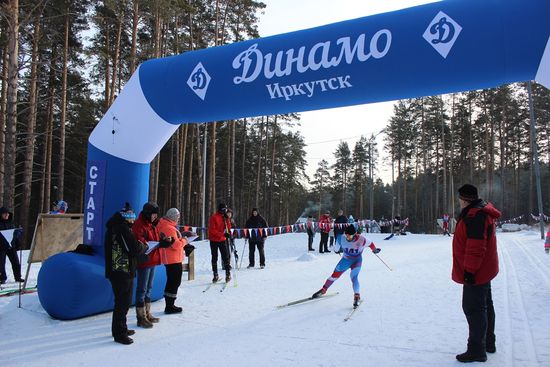 В Иркутске прошло открытое первенство ИРО «Динамо» по лыжным гонкам