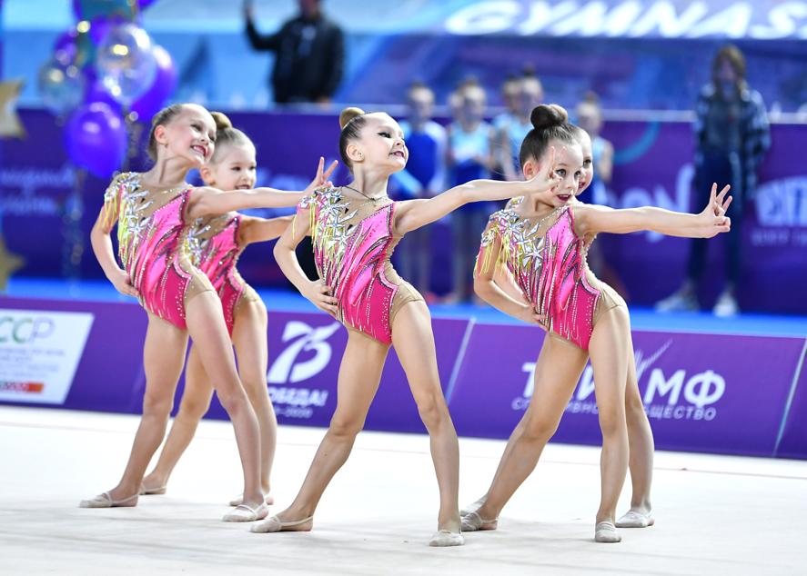 Динамовские гимнастки победительницы Турнира «KAZAN STARS OPEN»