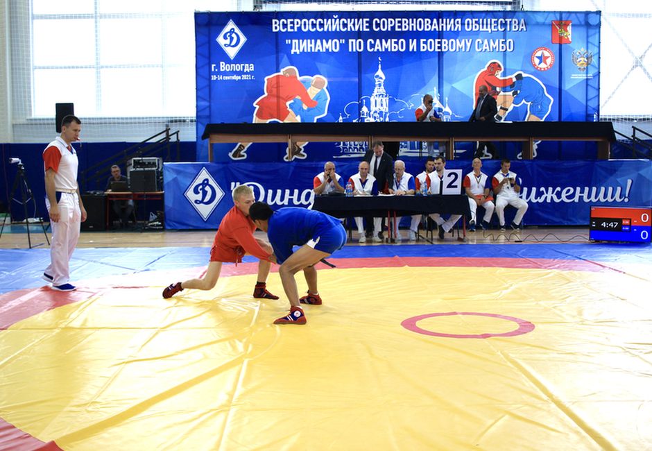 В Вологде прошли Всероссийские соревнования Общества «Динамо» по самбо