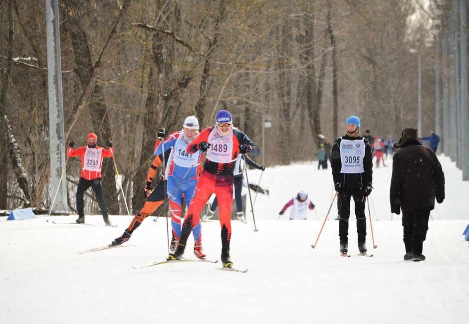 Динамовцы приняли участие во Всероссийской массовой лыжной гонке «Лыжня России – 2020»