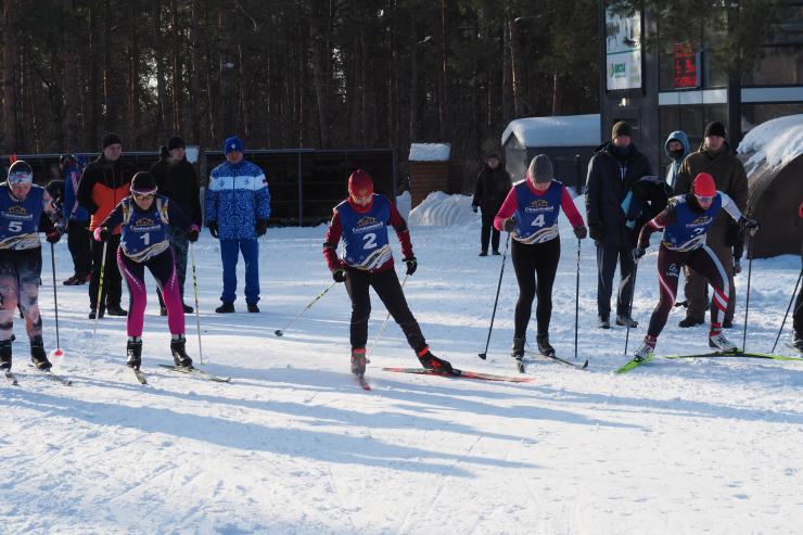 В Оренбурге состоялись динамовские соревнования по лыжным гонкам 