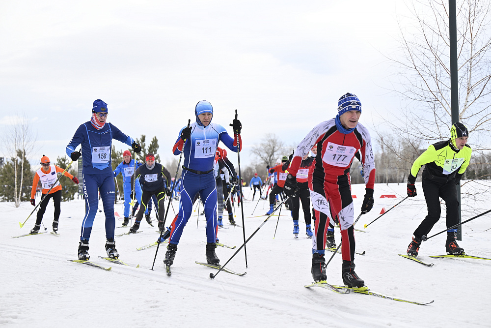 Красноярские динамовцы приняли участие в Открытой Всероссийской массовой лыжной гонке «Лыжня России – 2024» 