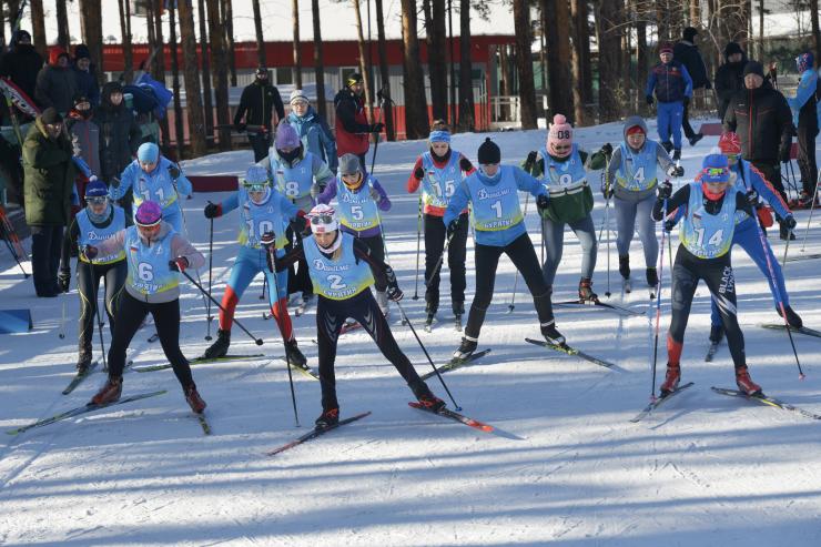 Бурятия. Чемпионат «Динамо» по лыжным гонкам 