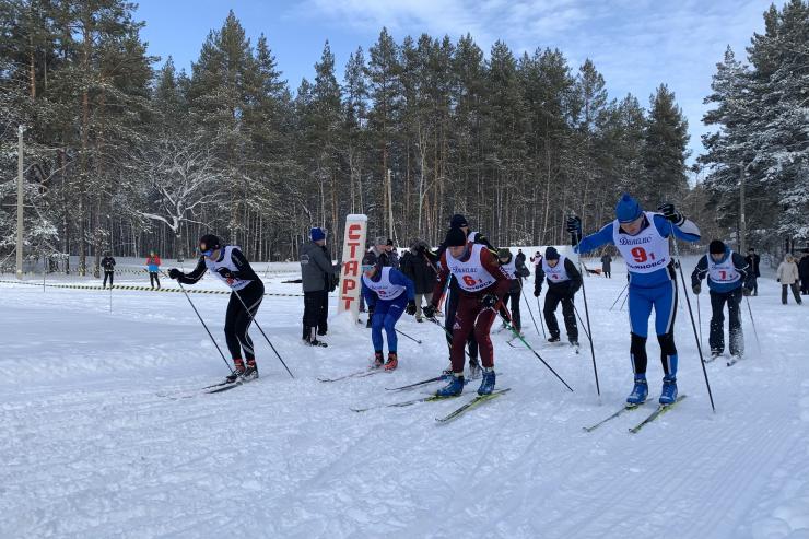 В Ульяновске прошли динамовские соревнования по лыжным гонкам