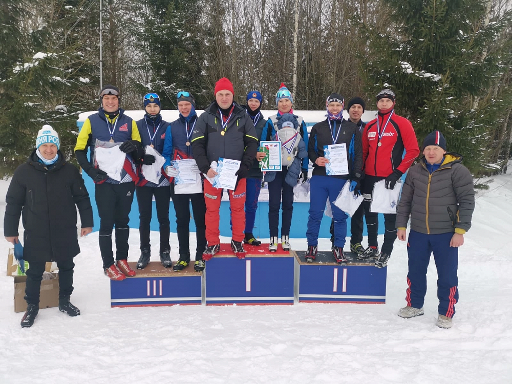 В Кирово-Чепецке прошла динамовская эстафета по лыжным гонкам 