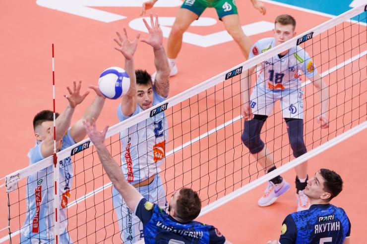 Московское «Динамо» выиграло у «Урала» в мужской Суперлиге по волейболу 