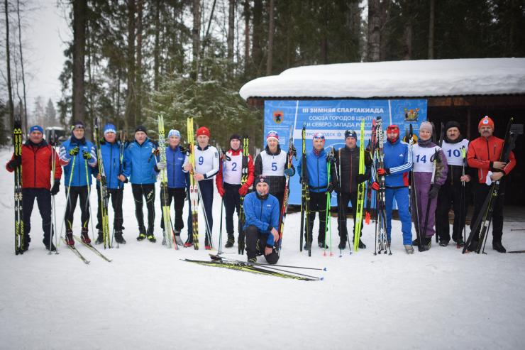 В Петрозаводске состоялся чемпионат «Динамо» по лыжным гонкам среди ветеранов 