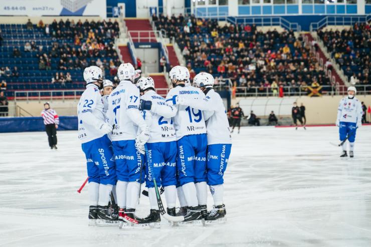 Московское «Динамо» выиграло у «Мурмана» в ЧР по хоккею с мячом 