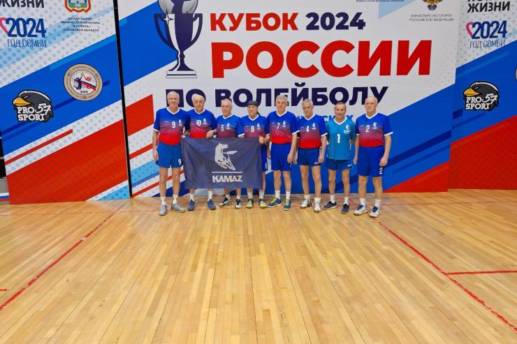Челнинские динамовцы — бронзовые призеры Кубка России по волейболу среди ветеранов