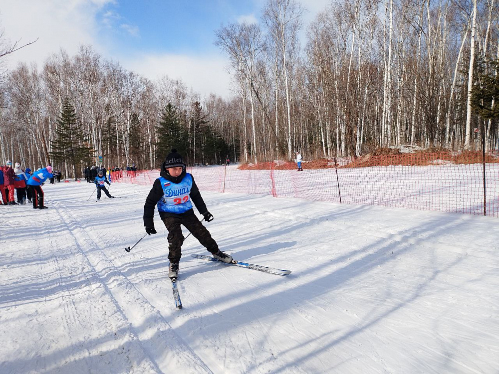 В Комсомольске-на-Амуре прошли соревнования по лыжным гонкам «Юный динамовец»  