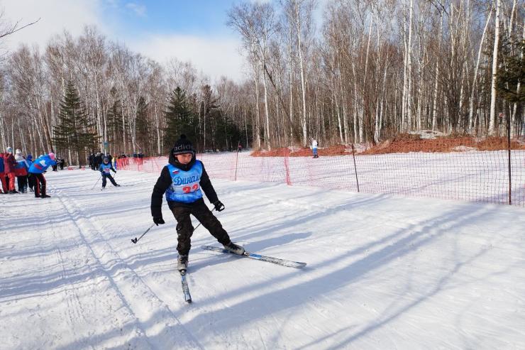 В Комсомольске-на-Амуре прошли соревнования по лыжным гонкам «Юный динамовец»  