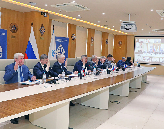 В Москве прошло заседание президиума Центрального совета Общества «Динамо» в формате видеоконференции
