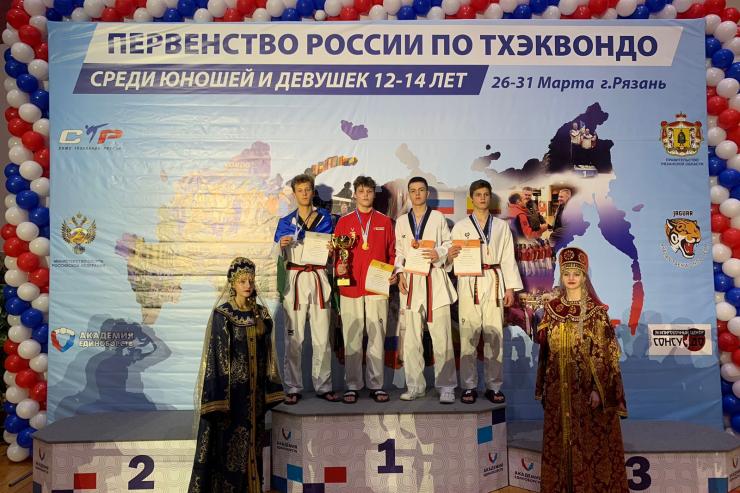 Башкирский динамовец — бронзовый призер первенства России по тхэквондо 