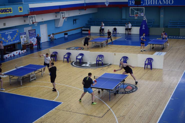 В Курске состоялся чемпионат «Динамо» по настольному теннису 