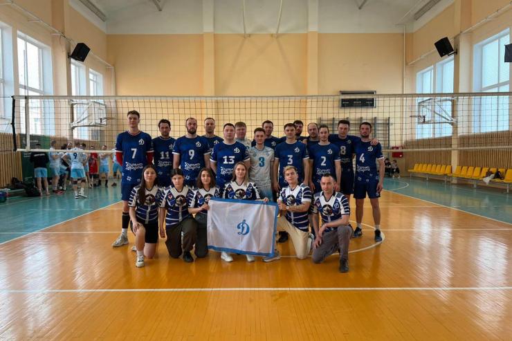 Динамовские волейболисты стали серебряными призерами чемпионата Удмуртской Республики по волейболу 