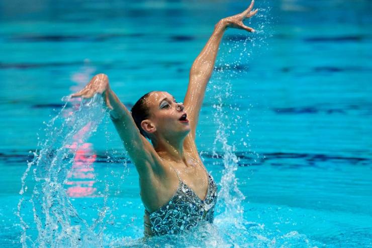 Динамовская спортсменка — чемпионка России по синхронному плаванию