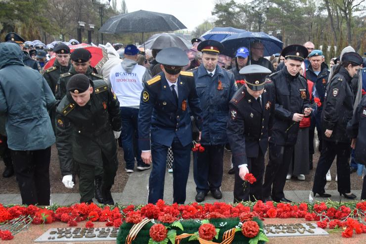 Омские динамовцы приняли участие в патриотической акции «Слава Героям»