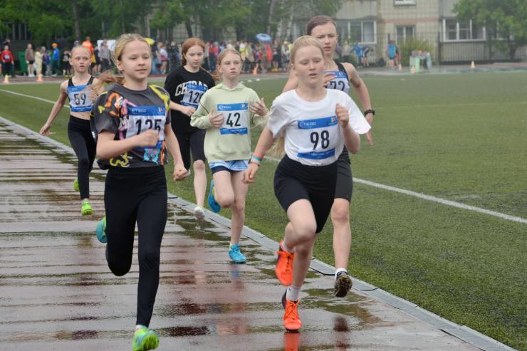 В Новосибирске прошли детские динамовские соревнования по легкой атлетике