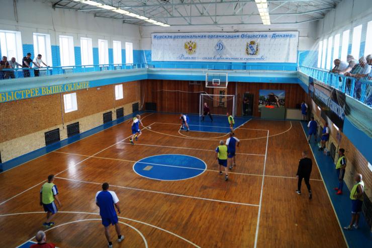 В Курске завершился чемпионат «Динамо» по мини-футболу среди ветеранов 