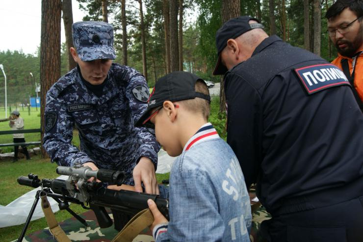 В Новосибирске состоялась Военно-патриотическая игра «Юный динамовец»