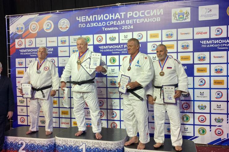 Красноярский динамовец — бронзовый призер чемпионата России по дзюдо среди ветеранов